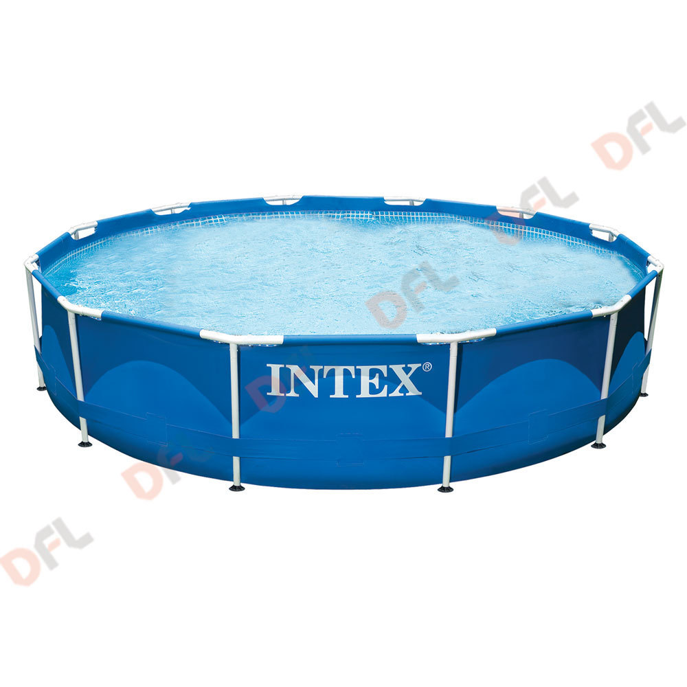 Hot Sell Blue Color Free Standing Round Swimming Pool With Galvanized And Painted Steel Frame For Sale