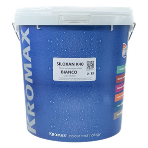 Siloxane paint for exteriors KROMAX SILOXAN K40 Ideal to protect buildings in marine environments exposed to salt spray 13Liters