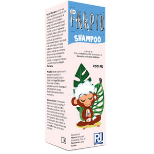 MADE IN ITALY QUALITY - COSMETIC FARPID SHAMPOO 200 ML IN BOTTLE PARASITOSIS IN CHILDREN AND ADULT NEEM OIL LICE REMOVER