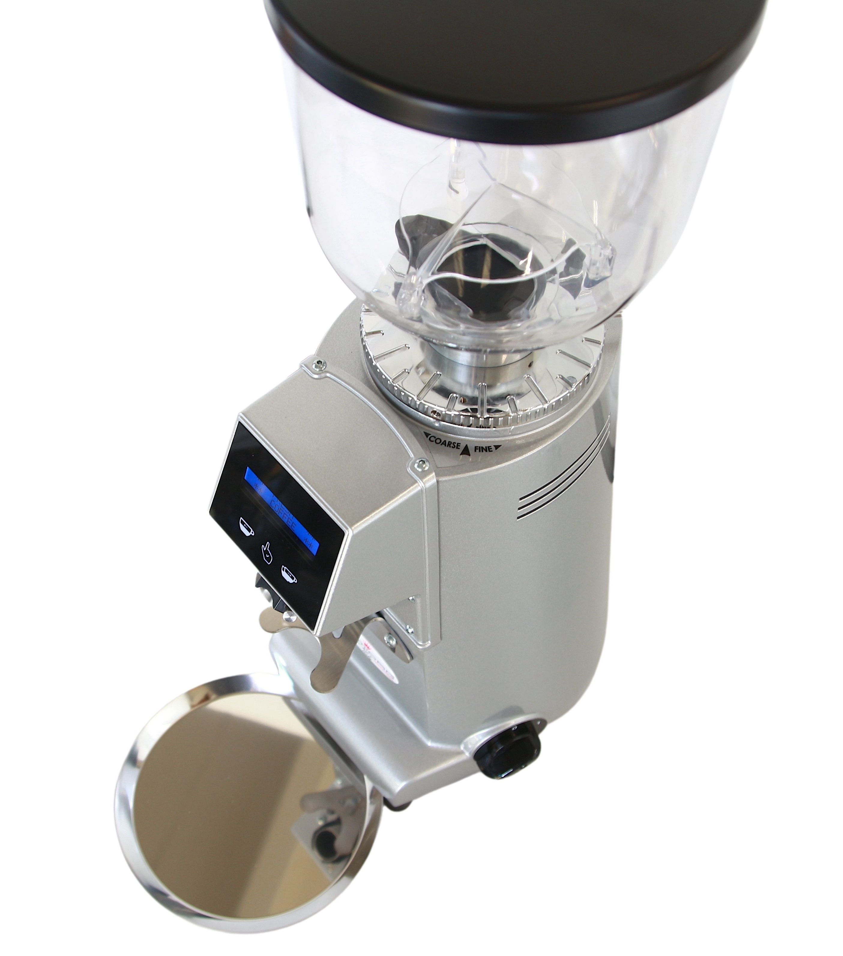 TOP QUALITY ITALIAN PROFESSIONAL COFFEE GRINDER ONDEMAND FOR CAFES AND HORECAFLAT BURRS 83mm GREY