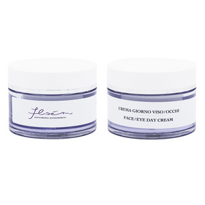 High Quality Made in Italy Day Cream for Face and Eyes Moisturizing Floem UVA UVB Protection Against Wrinkles 50 ml