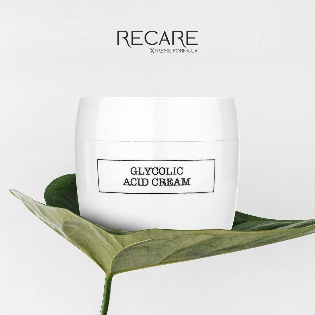 High Quality Made in Italy Exfoliating Cream with Glycolic Acid Rxf for Wrinkles Dark Spots Scars and Acne 50 ml