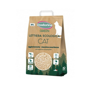 Top-Quality Inodorina Corn Cat Litter - Highly Absorbent 10L Pellets - Ideal For Odor Control & Easy Maintenance