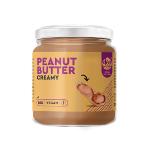 Tasty organic peanut butter with roasted peanuts  "crunchy". peanut grains ideal for crunchy breakfast. 250g