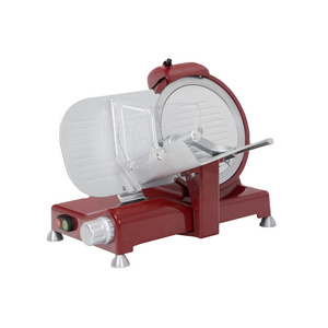 Special Luxury Red 250 Mm. Electric Household Slicer Upper And Lower Cover For Cutting Meat Cheese Vegetables