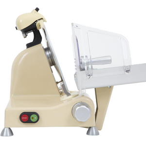 Ivory 250 mm. Manufacturer Italy Luxury  Household Slicer Washable  Easy Clean System For Cutting Meat Cheese Vegetables