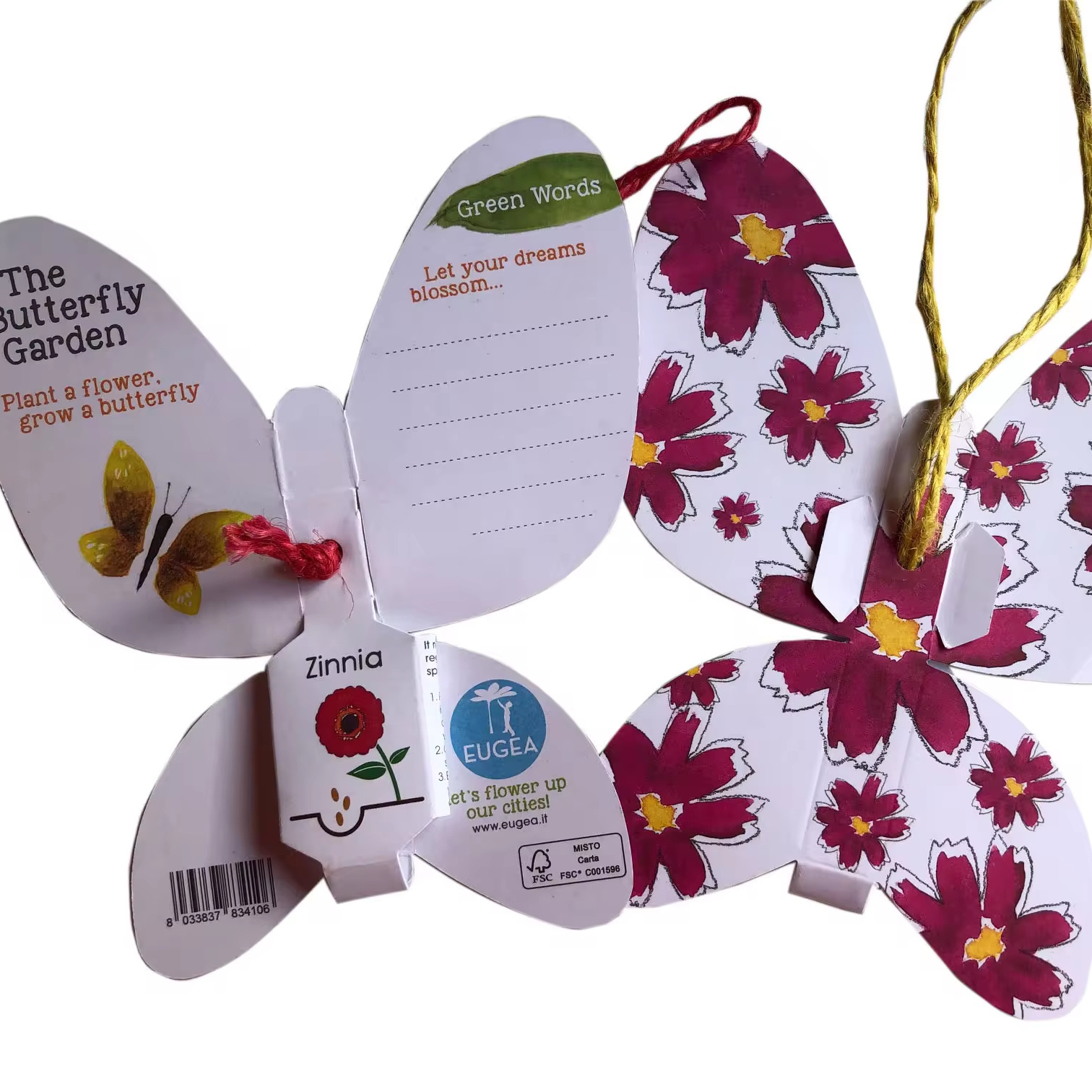 Green words butterfly pink, the butterfly that creates your garden new and attractive products