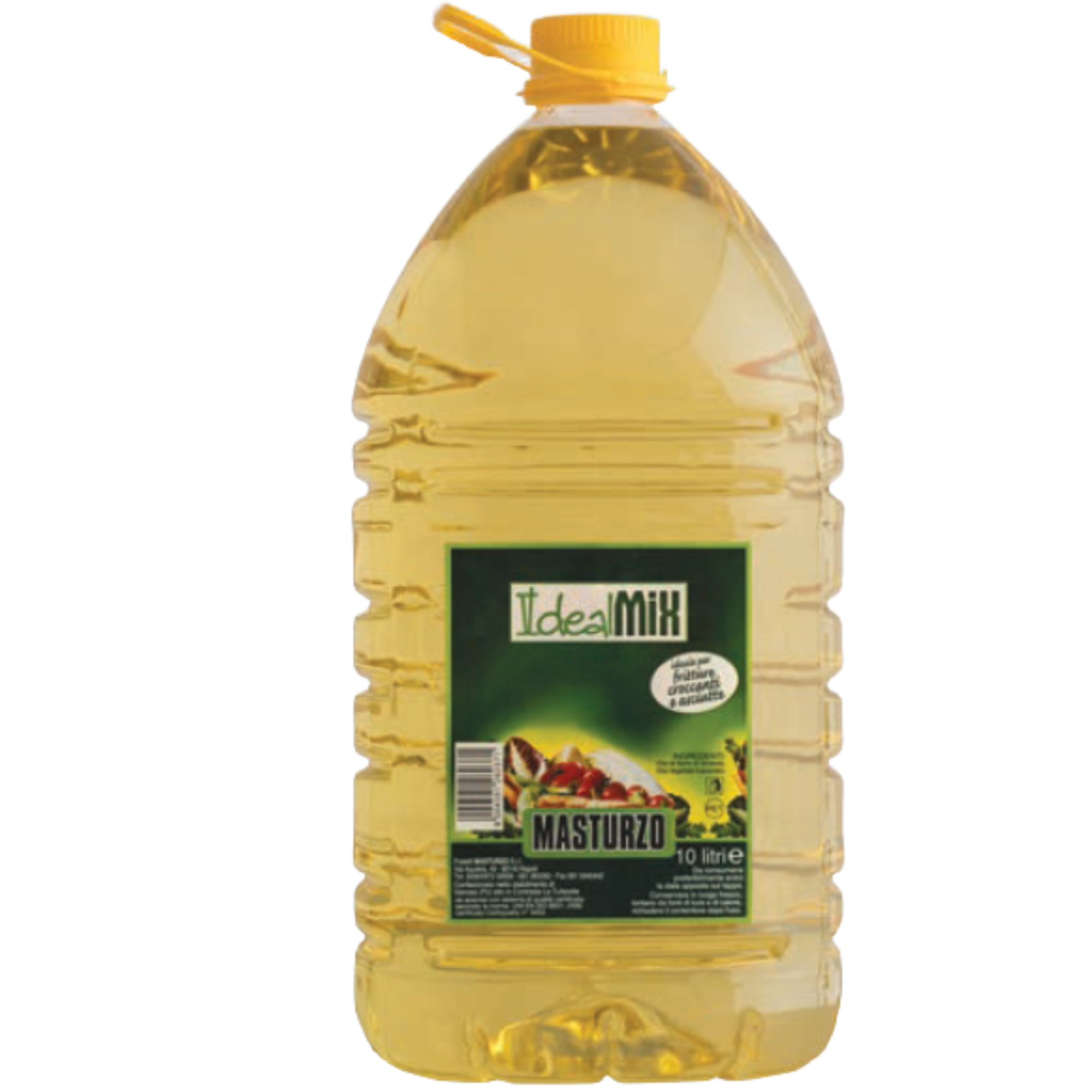 HIGH BLENDED QUALITY OF SUNFLOWER OIL AND BI-FRACTIONATED IN BOTTLE 10 L PALM OIL MASTURZO FOR FRYING PURPOSES