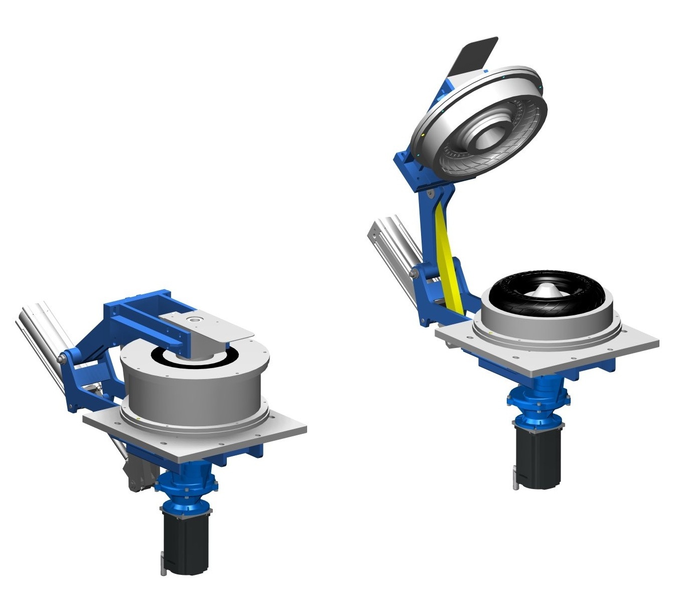 Advanced Technology Automatic Rotating Casting Machine to Produce Polyurethane Tyres with 40 Stations