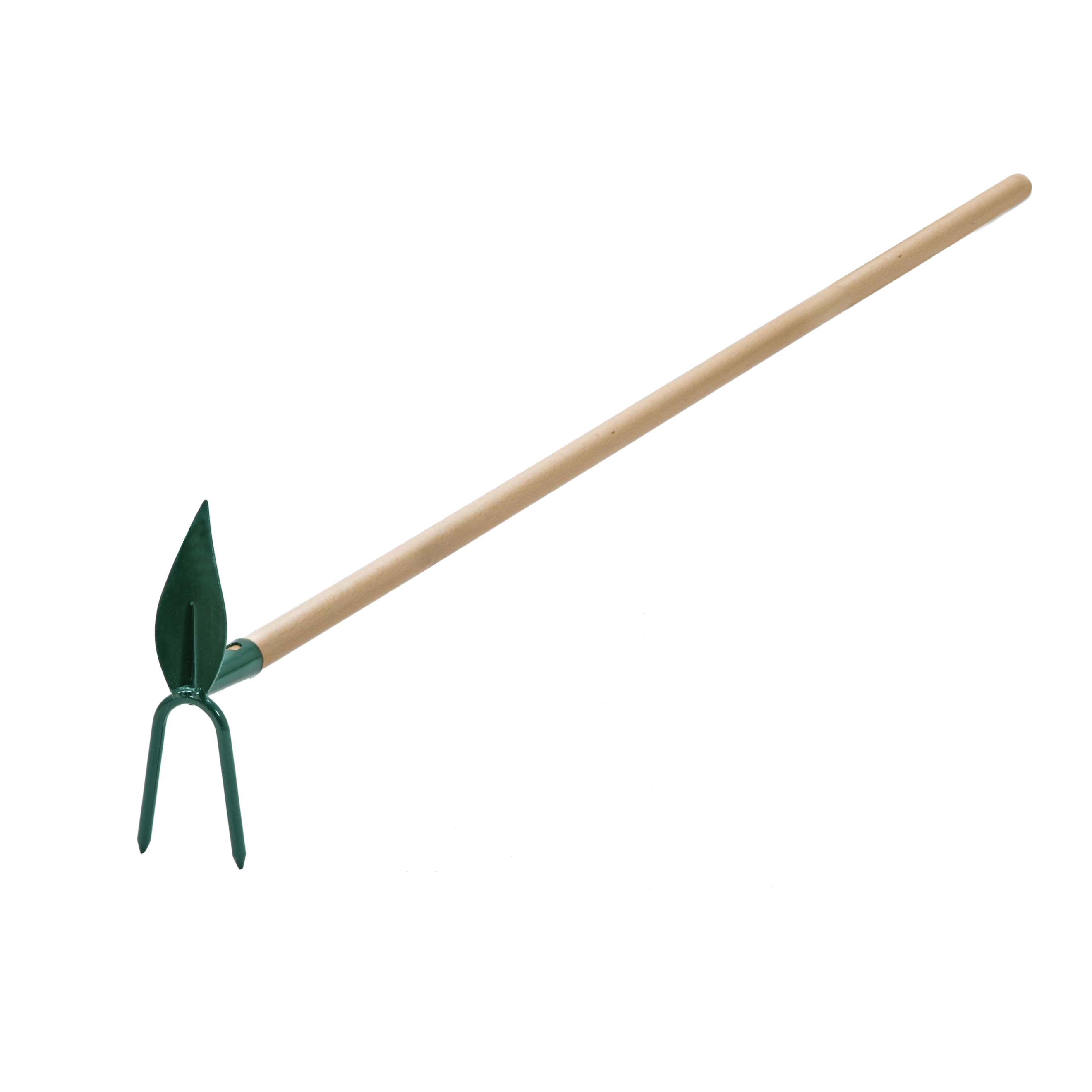 Italian superior quality hoe long heart and bident wooden handle 120 cm for gardening and agriculture