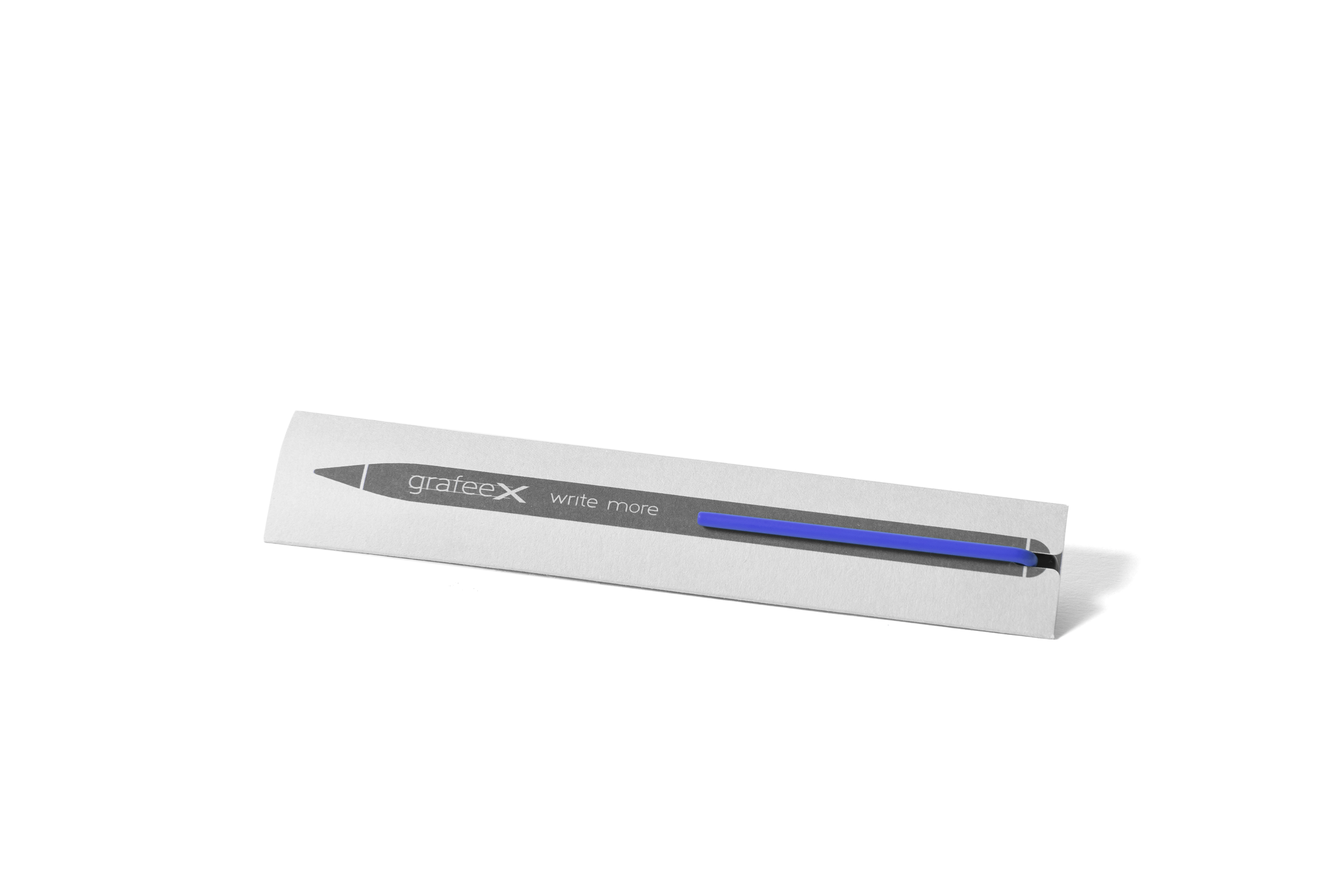 NewTop Aluminum Grafeex Pencil Inkless Pen Made In Italy With Coulored Blue Clip And Custom Logo Ideal For Promotional Gift