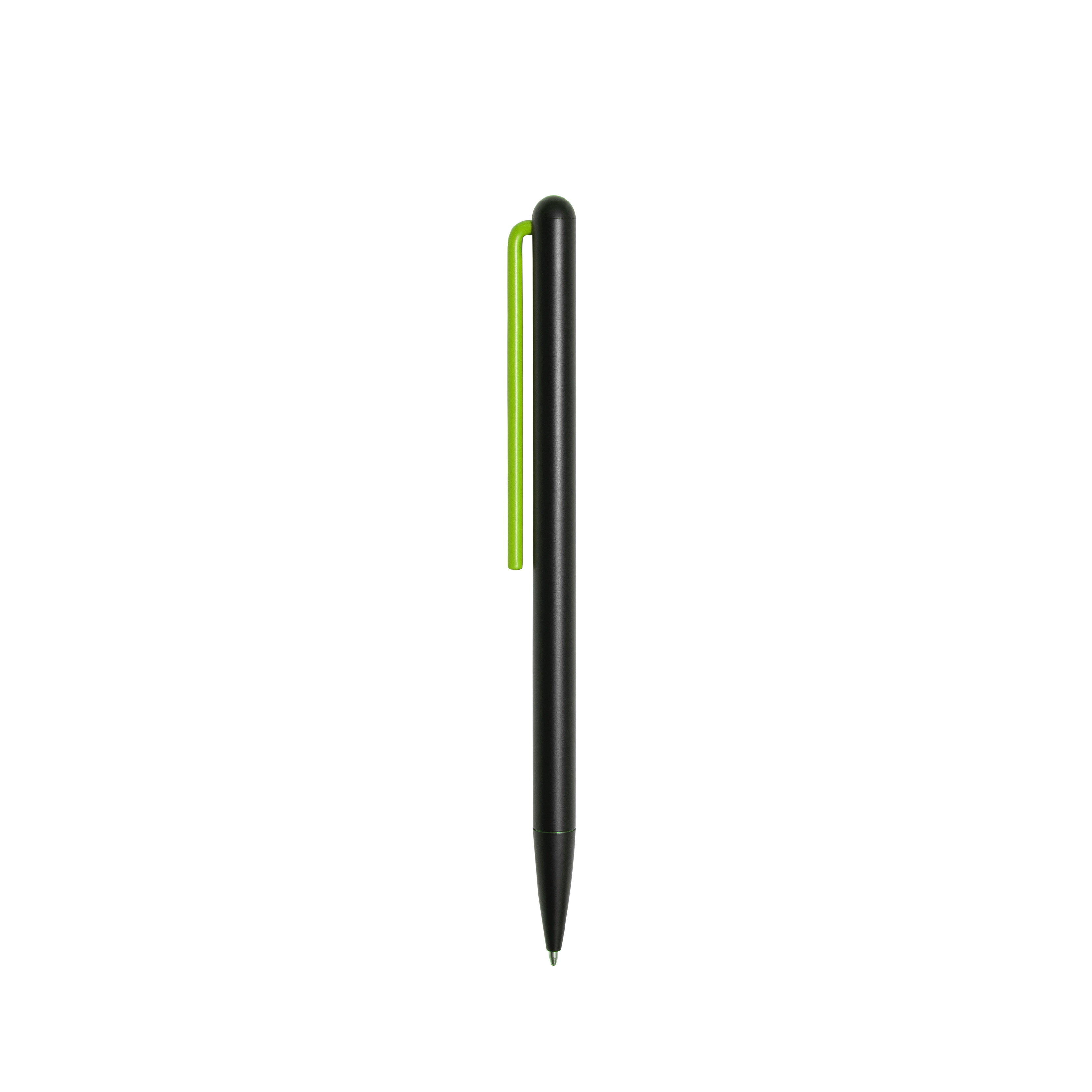 Grafeex Ballpoint Pen Design In Italy With Coulored Green Clip And Custom Logo Ideal For Promotional Gift