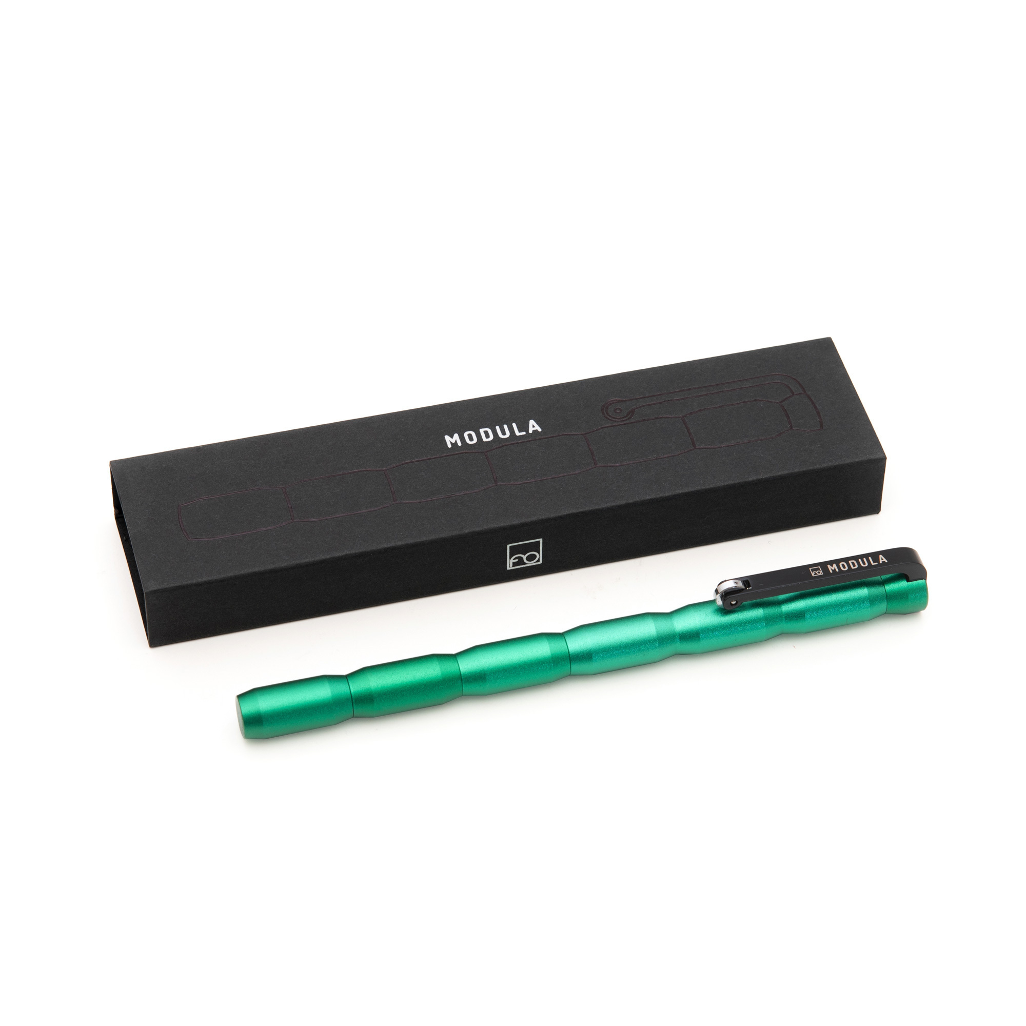 New Innovative Modular Pen With Ballpoint Refill And Replaceable Graphite Tip Design In Italy For Business Gift MODULA GREEN