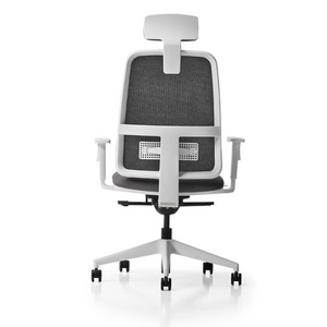 Premium Win Mesh Backrest White - Operative Chair for Office - Sleek Design for Contemporary Offices