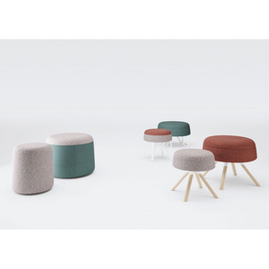 Office Ambiance Enhanced with Plush Stool Ottomans - Distinguished Seating for Stylish Waiting Areas