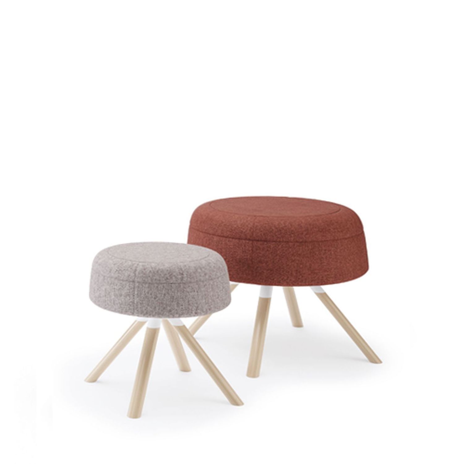 Elegant Corporate Stool Ottomans - Blend of Style and Utility in Modern Office Relaxation Zones