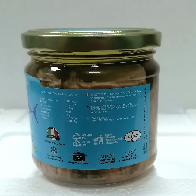 Best Hot Sales 100% Tuna Fish Fillets in Olive Oil in Glass Jar, handmade tuna processing