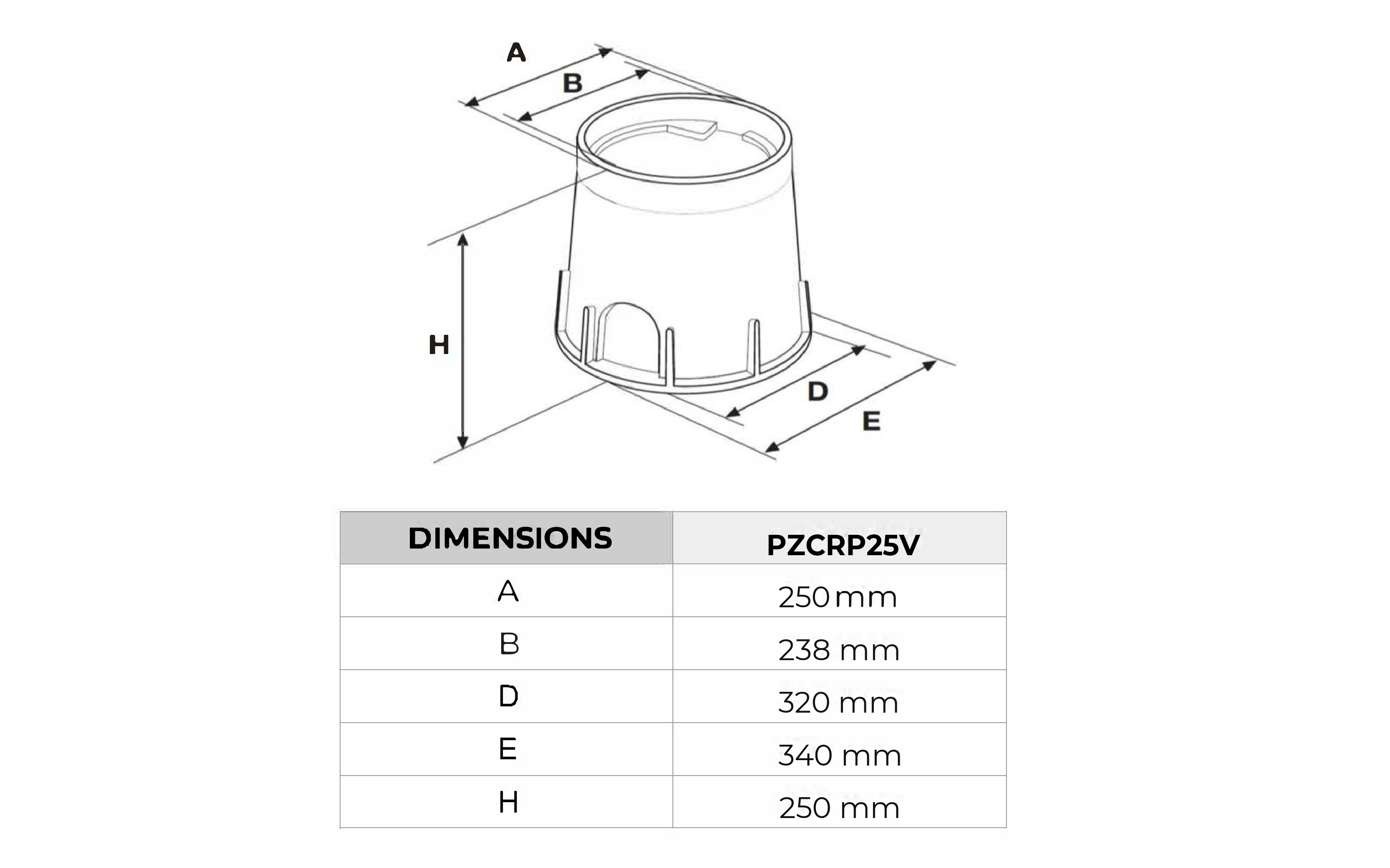 High Quality Garden Watering Tools Round Diameter 170Mm Pp Plastic Valve Box For Irrigation System