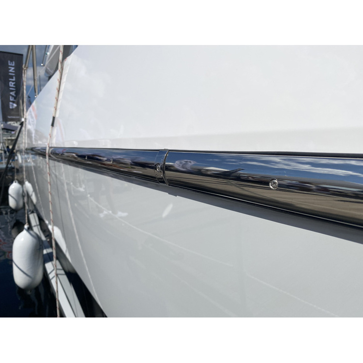 SPHAERA Superior quality Fender Profile gunnel for Boats Yachts Rub Rails bumper marine Stainless Steel BAR 50 mm BASE SLIM