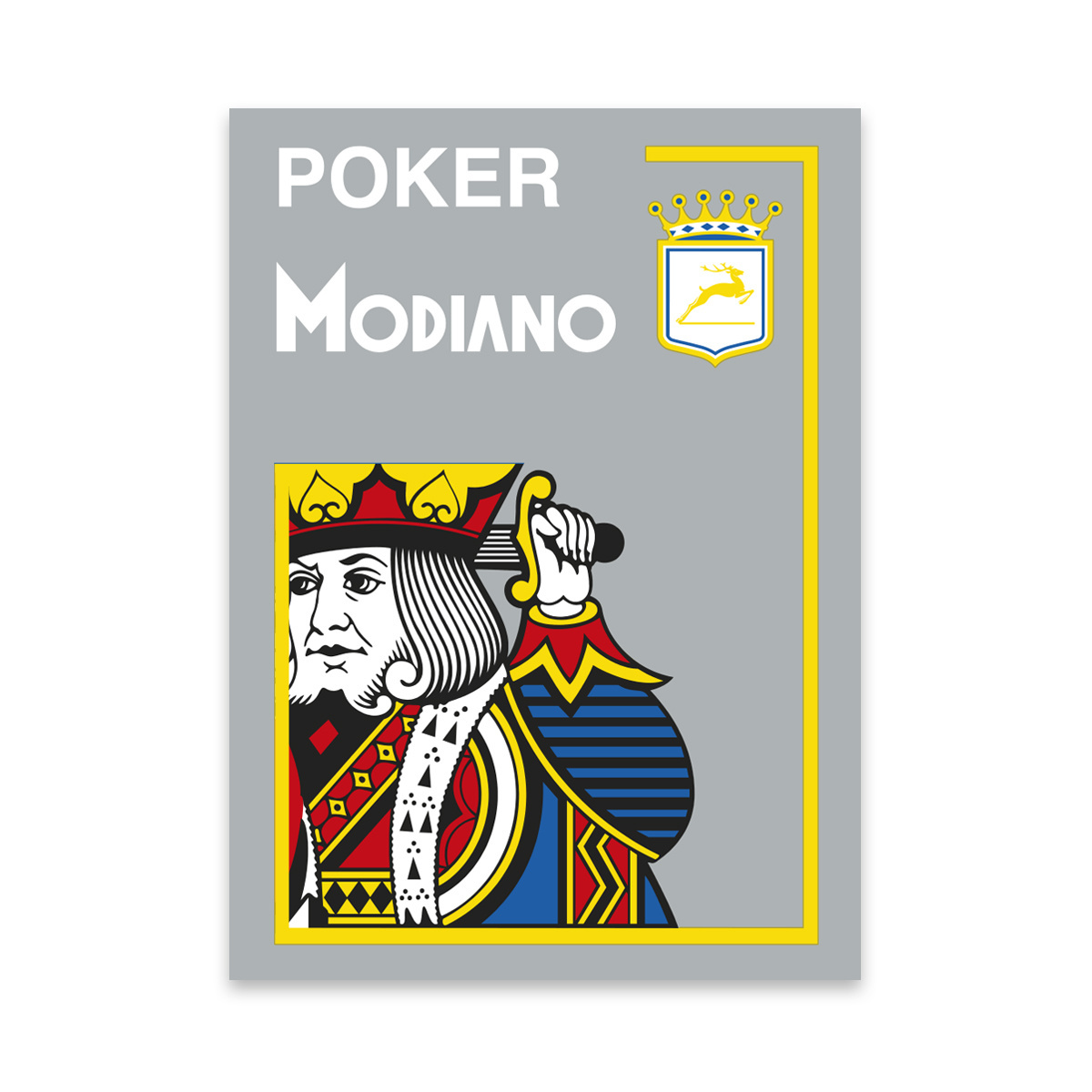 Top quality Modiano Italian Texas Poker PVC playing cards grey 4 Jumbo perfect for professional players' games and casinos