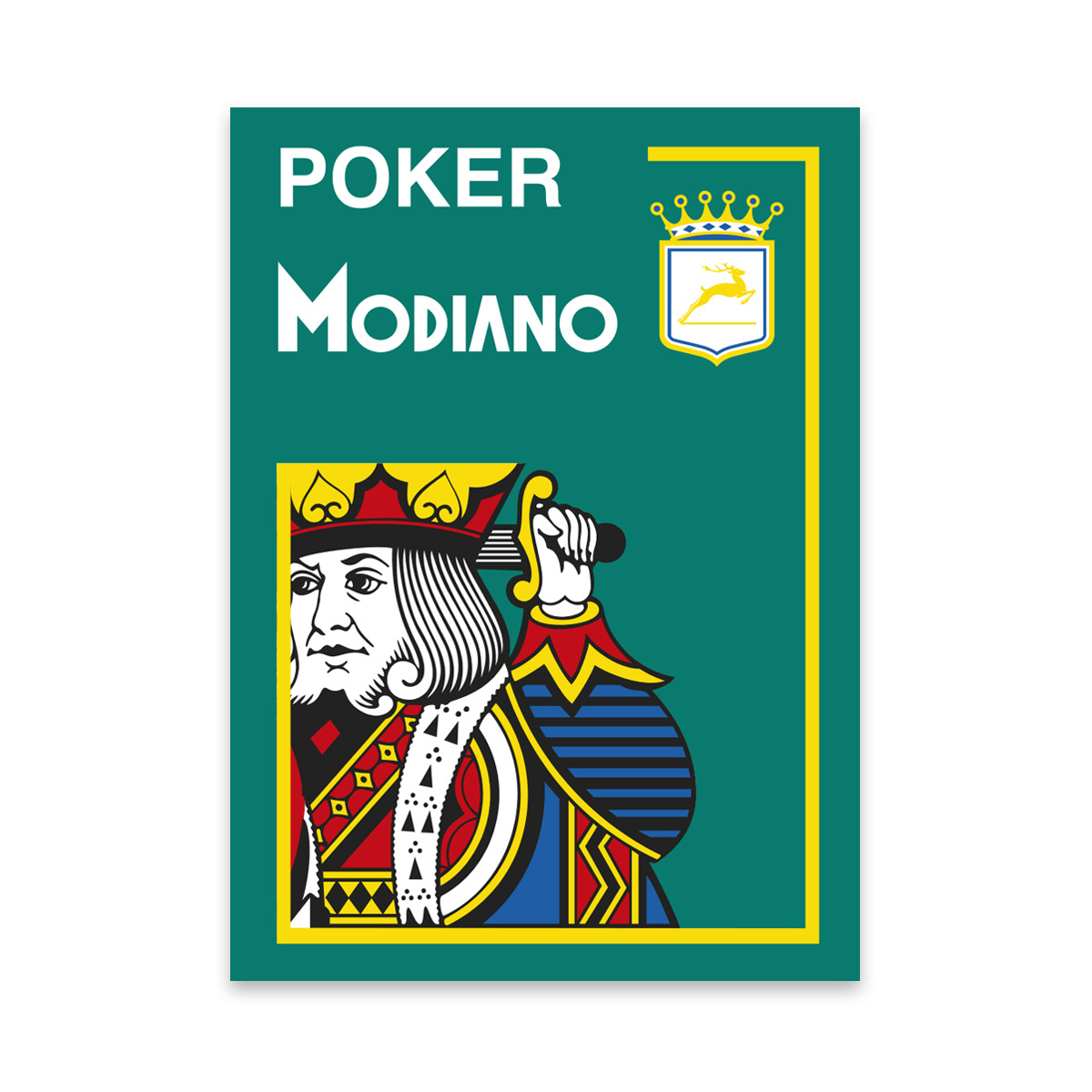 high performance Italian-made Modiano 4 Jumbo Index light green PVC Poker playing cards for competitive players and tournaments