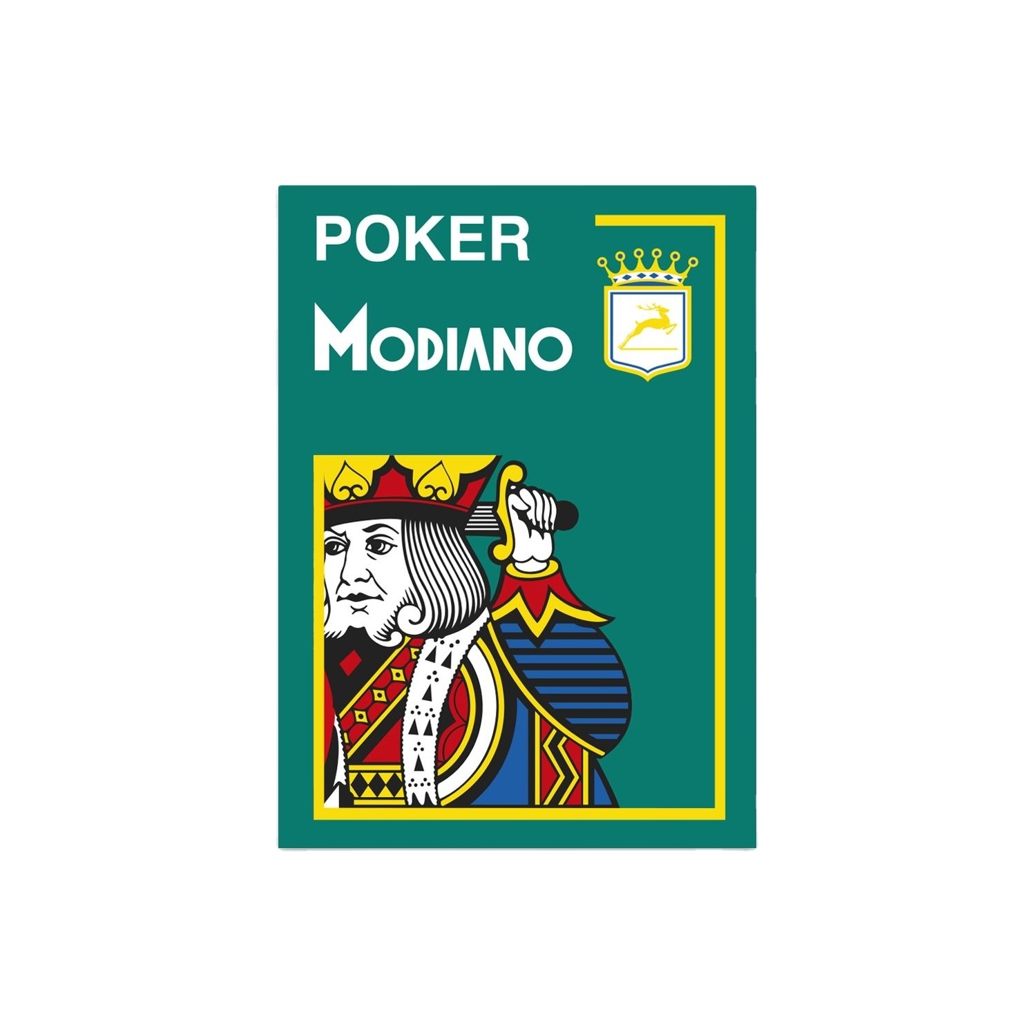 best quality Modiano PVC 4 Jumbo Index dark green Poker playing cards water resistant perfect for professional players