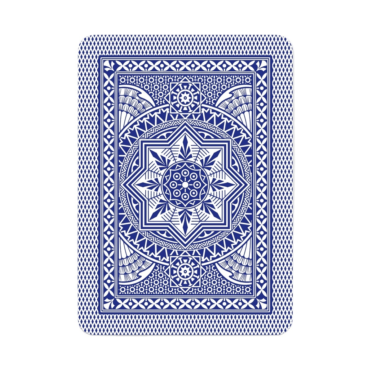 100% Italian-made Modiano Poker 4 Jumbo Index PVC playing cards blue single deck for professional and casual players