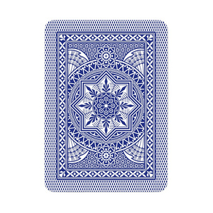 100% Italian-made Modiano Poker 4 Jumbo Index PVC playing cards blue single deck for professional and casual players