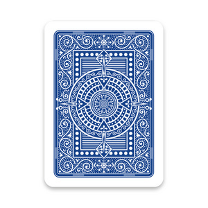 High quality Italian Modiano Texas Poker 2 Jumbo Index PVC playing cards blue single deck for poker game