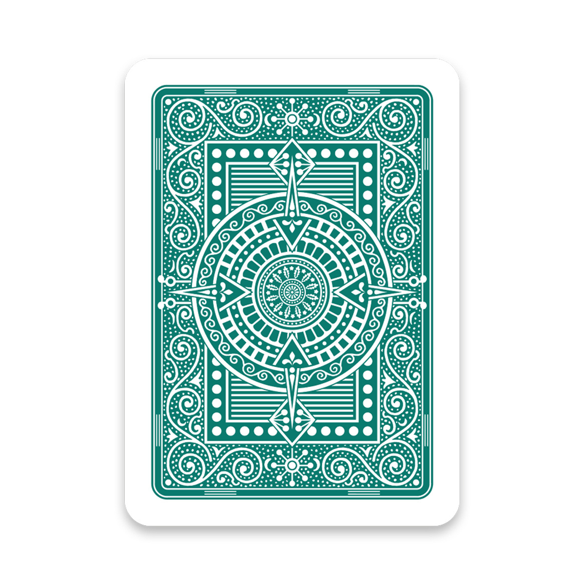 Excellent manufacture PVC Modiano Texas Poker 2 Jumbo Index playing cards deck dark green for professional players