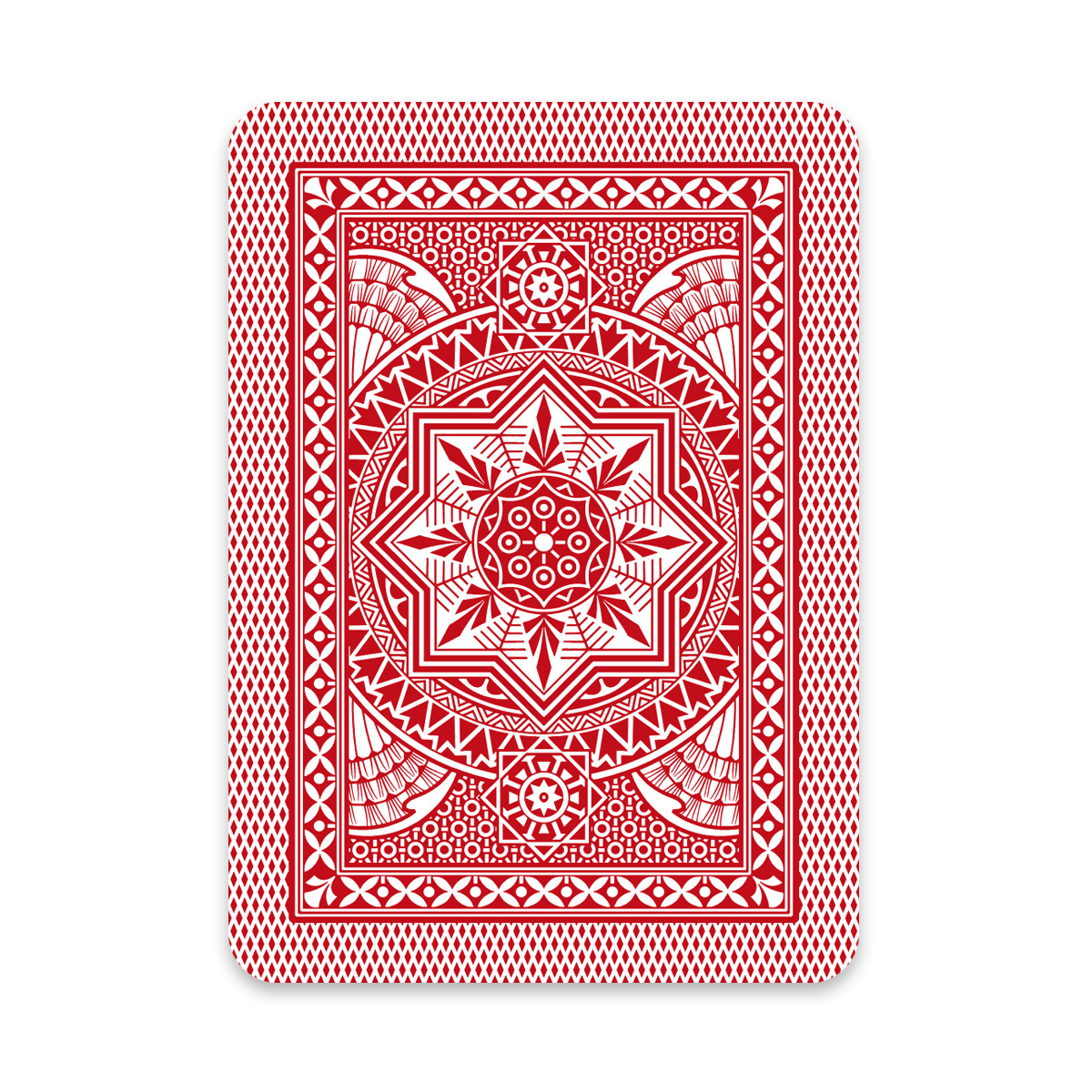 Italian-made Modiano Poker 4 Jumbo Index 100% plastic playing cards red single deck for poker tournaments