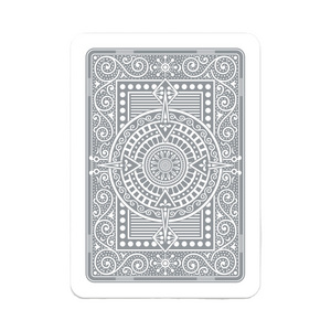 Great quality  Modiano Italian Texas Poker 2 Jumbo grey playing cards 100% PVC for professional players and casinos