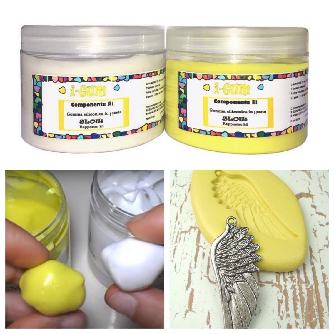 Bulk Prices Silicone Paste Non-Toxic and Easy to Use IGUM for Fast Molds 200 gr