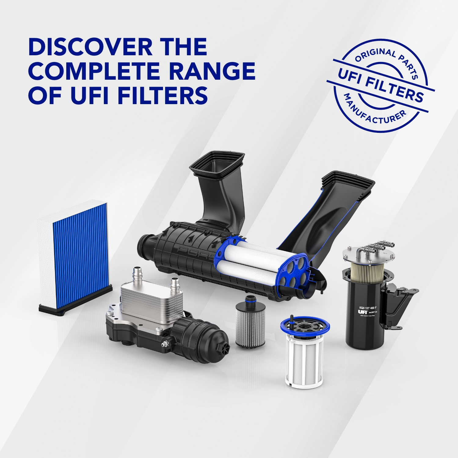 High-Capacity UFI Filters Engine Oil Filter - Enhanced Oil Cleanliness 23.258.00 - For A Smooth Running Engine