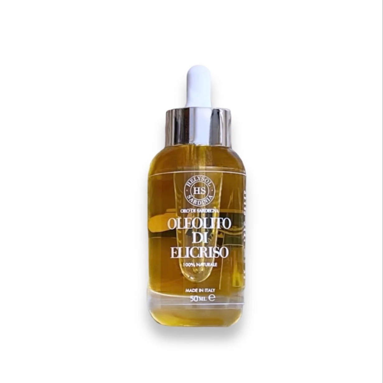 Premium Italian Helicrysum Oleolith 50ml Natural Lightening Oil for Irritated Skin Unisex and Adult Skincare Product