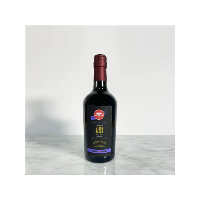 Excellent Taste Artisanal Sardinian Red Myrtle Liqueur Made Of Selected Myrtle Plant Berries Alcohol Content 30%