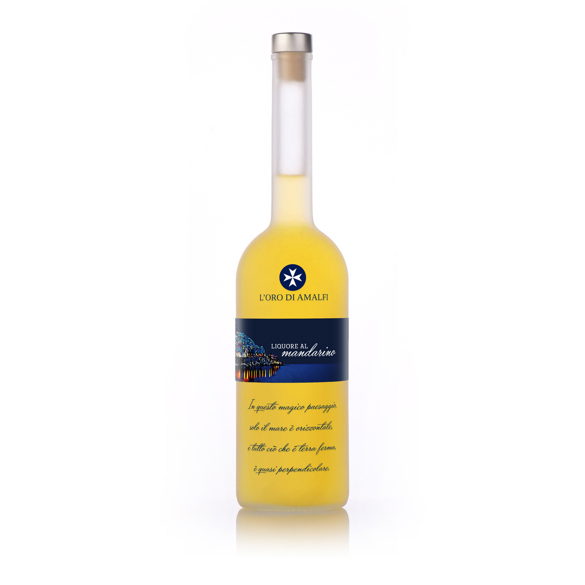 italian liqueur mandarin taste + anise liqueur 50 + 50 cl oro di Amalfi