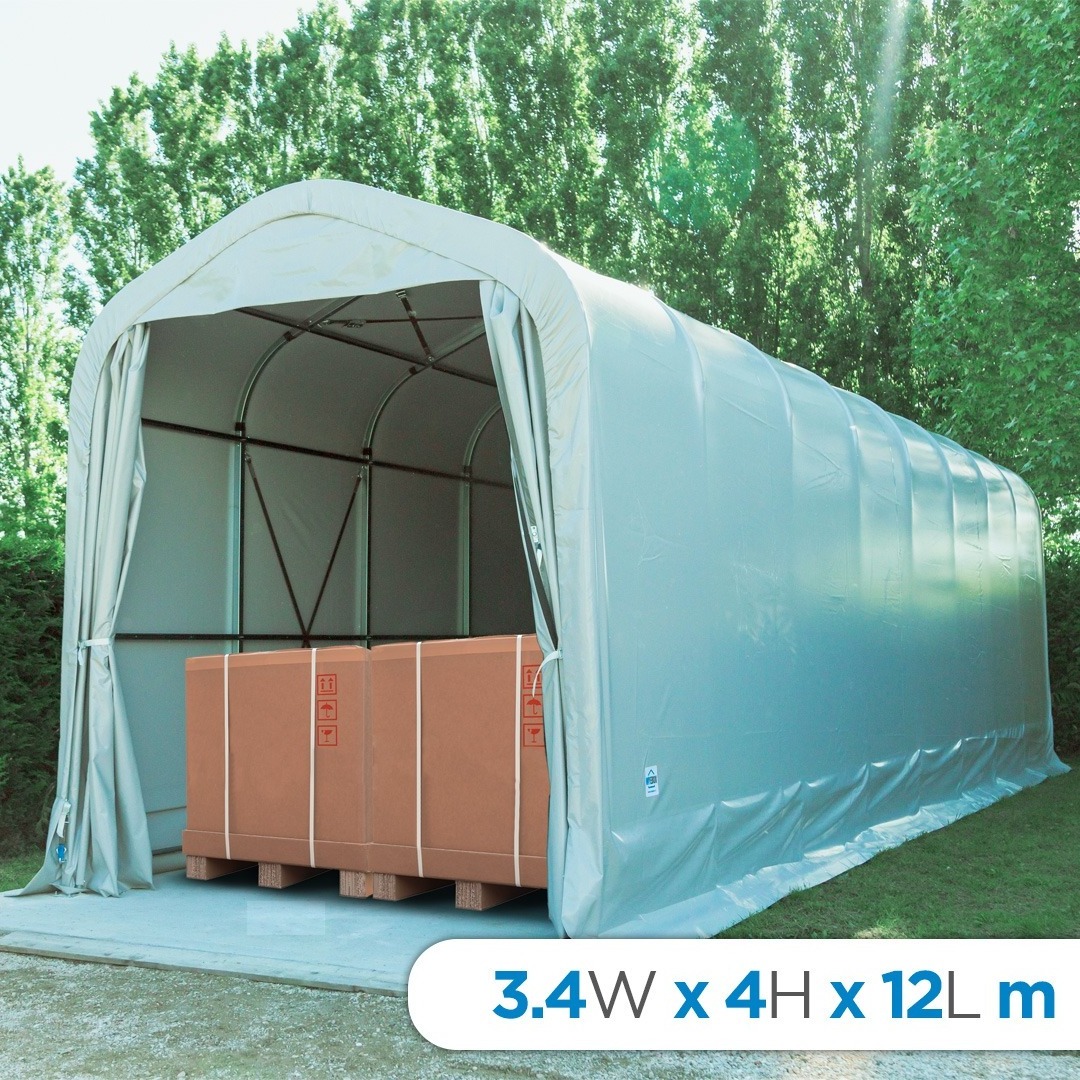 Custom Outdoor Metal Frame Style Portable Garage Temporary Car Boat Storage Shelter Tent And Carport