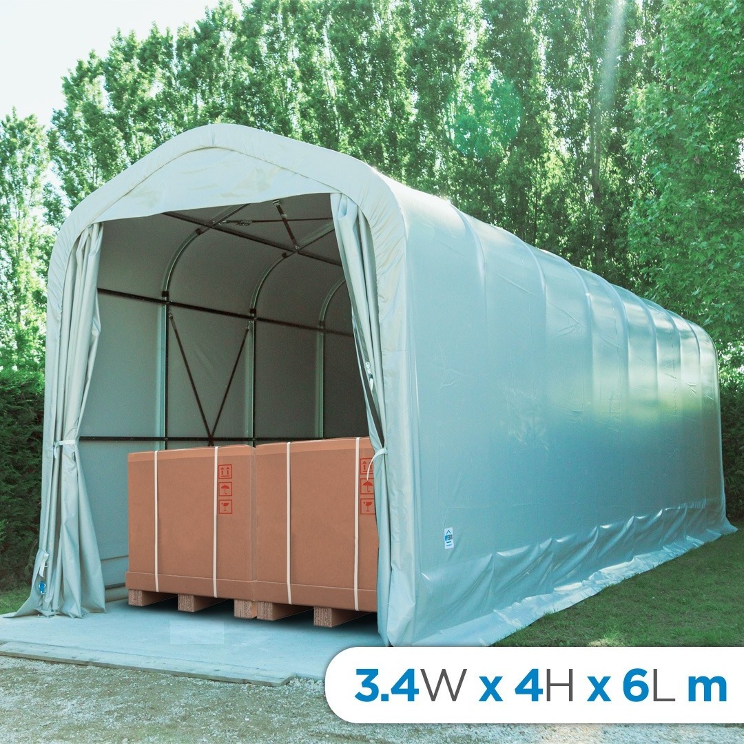 Custom Outdoor Metal Frame Style Portable Garage Temporary Car Boat Storage Shelter Tent And Carport