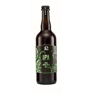 Finest IPA Beer Bold Hops Golden Color 6.5% Vol. 750ml Floreal and Fruity Notes