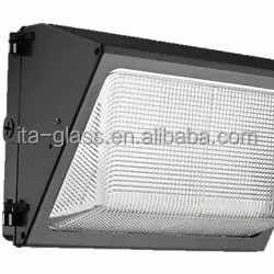 Tempered LED flood lights wall packs outdoor lighting glass lens cover