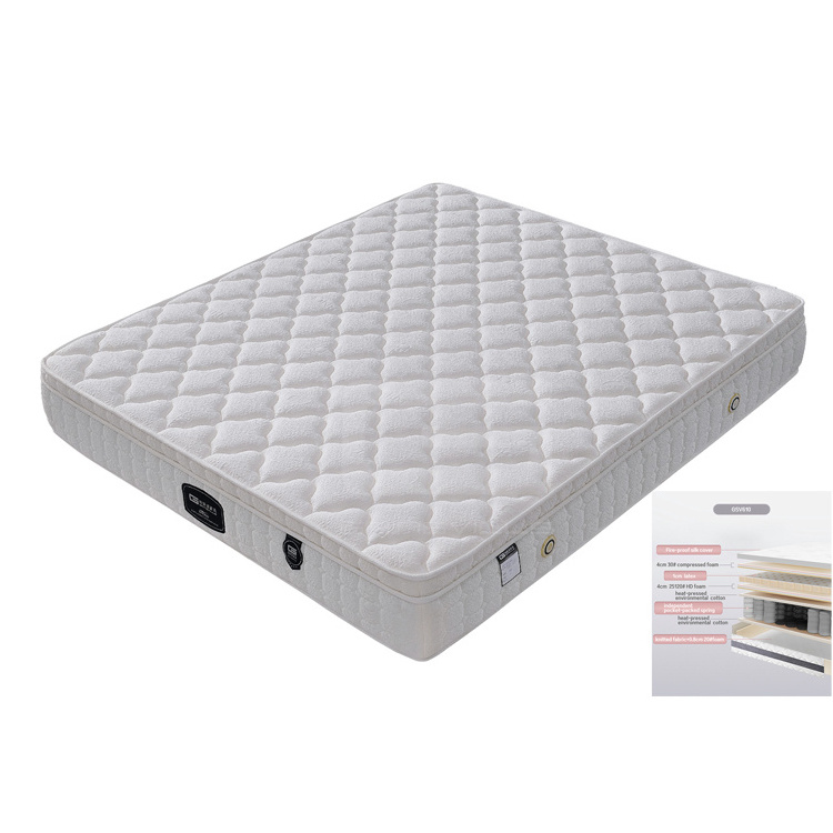 Good sleeping extra firm mattress king size comfortable double bed memory foam mattress