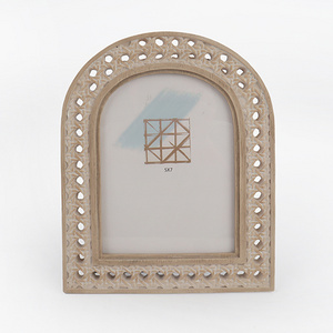 Picture Frame Arch Top Cast Poly Resin Photo Frame For 5x7" Photo