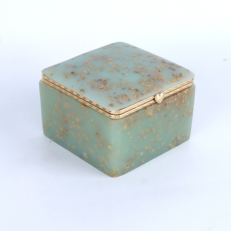 Elegant Jewelry Box with Clasp Mini Small Home Decor ring box luxury jewelry