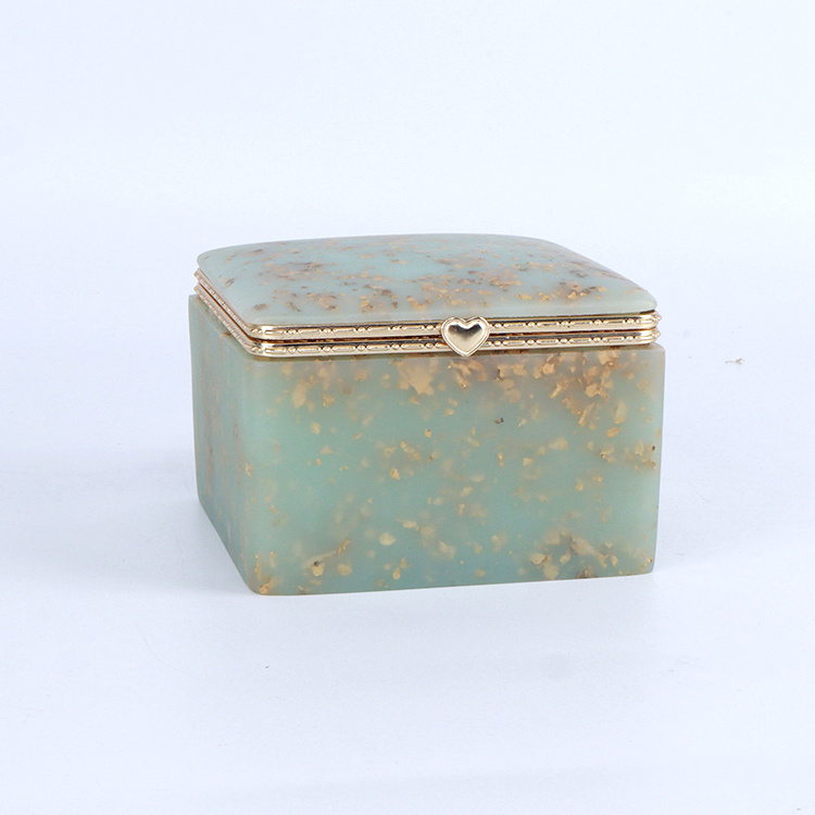 Elegant Jewelry Box with Clasp Mini Small Home Decor ring box luxury jewelry