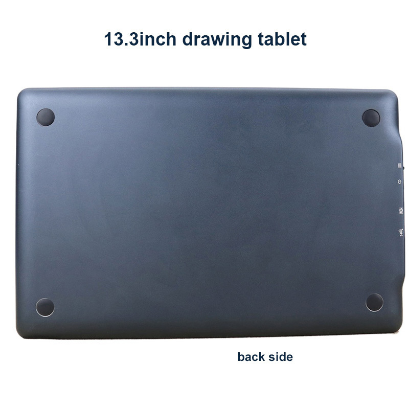 Drawing Tablet With Pen 8192 Level Pressure 266PPS Drawing Monitor Signature Pad 10points Capacitive Touch Black 1920 X 1080