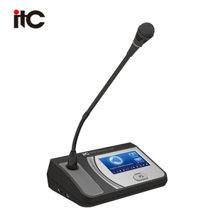 ITC professional conference room sound system 8 channel wireless conference microphone system condenser gooseneck microphone