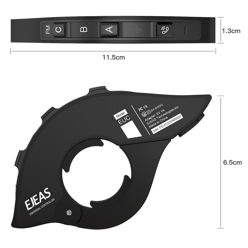 EJEAS EUC waterproof motorcycle helmet intercom bluetooth handlebar Remote controller Bluetooth Handle ejeas euc remote