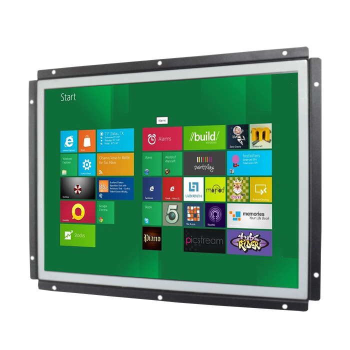 17 inch open frame monitor LED backlight with touch screen for Kiosk, gaming, industrial automation