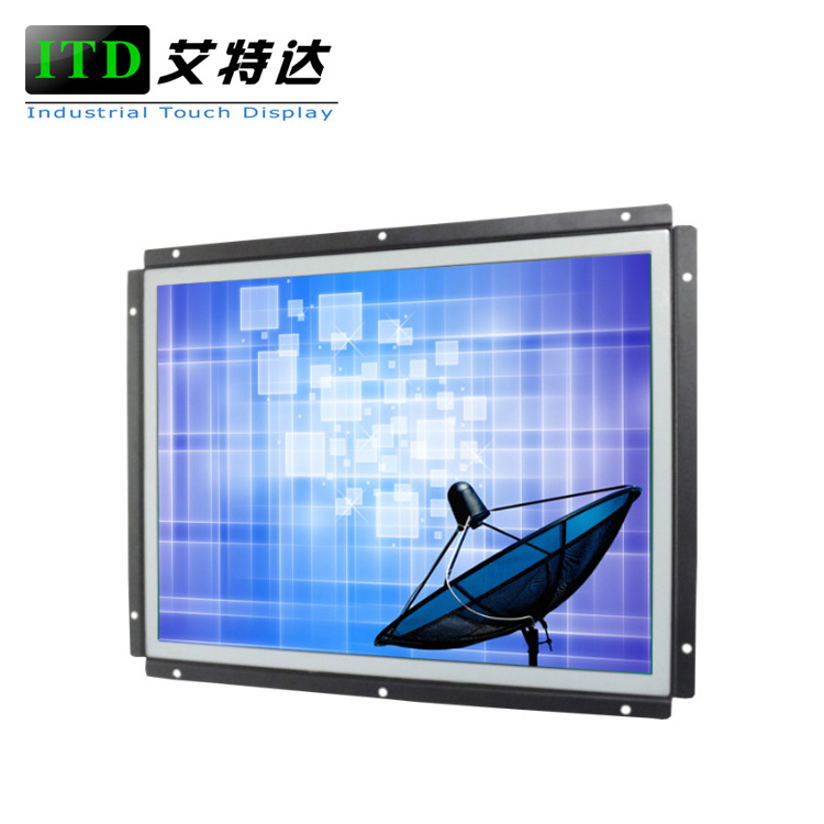 17 inch open frame monitor LED backlight with touch screen for Kiosk, gaming, industrial automation